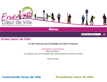 Tablet Screenshot of ernee-coeurdeville.com